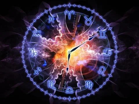 Zodiac abstraction Stock Illustration