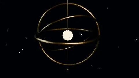 Zodiac armillary Full HD Loop Vídeo Stock 336734891