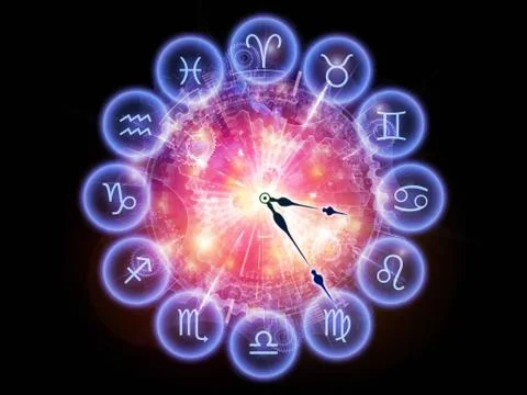 Zodiac backdrop Stock Illustration