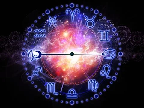 Zodiac backdrop Stock Illustration