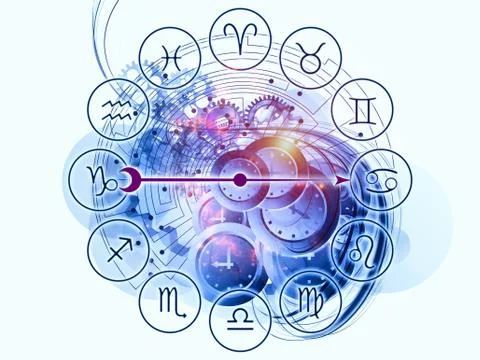 Zodiac backdrop Stockillustratie