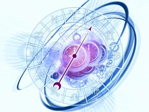 Zodiac backdrop Stock Illustration