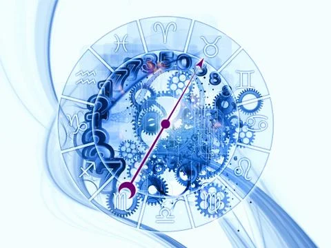 Zodiac backdrop Stock Illustration