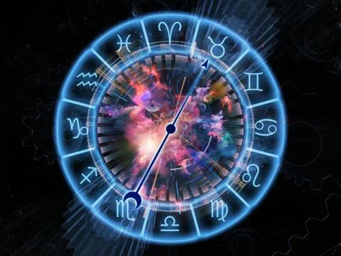 Zodiac backdrop Stock Illustration