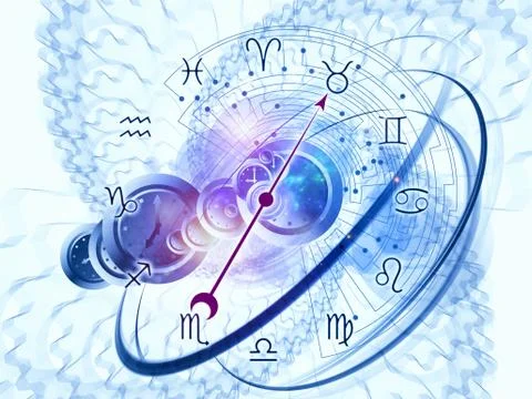 Zodiac backdrop Stock Illustration