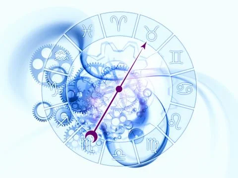 Zodiac backdrop Stock Illustration