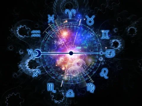 Zodiac backdrop Stock Illustration
