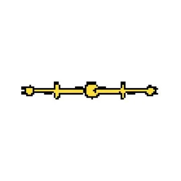 Zodiac celestial divider border pixel art vector illustration Ilustración de archivo