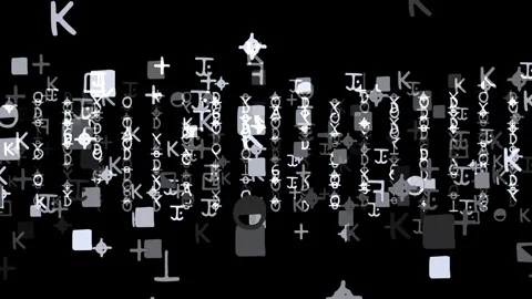 Zodiac Code Mystery Overlay with Cryptic Symbols and Ancient Esoteric Text Stock Footage 336623288