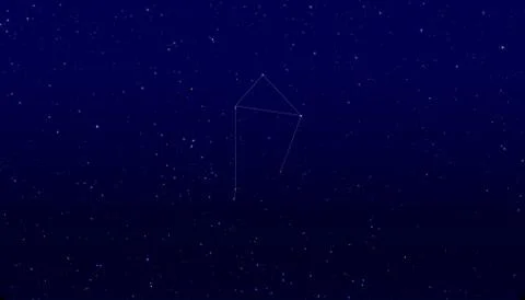Zodiac constellation Libra Stock Illustration