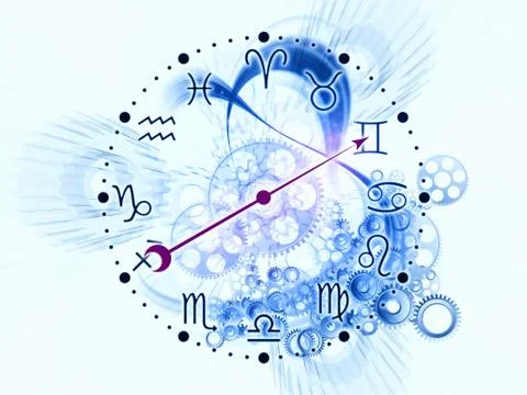Zodiac gears Stock Illustration