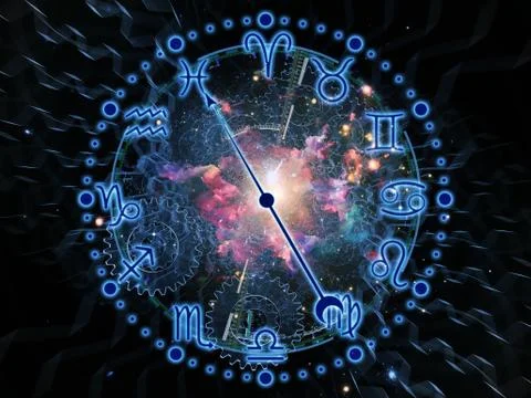 Zodiac gears Stock Illustration