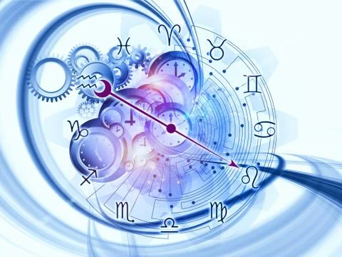 Zodiac mechanism Stock Illustration