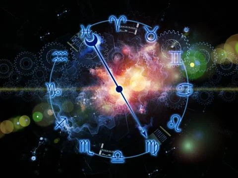 Zodiac nebulae Stock Illustration