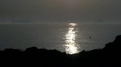 A Zodiac Passes by Video stock 10901194