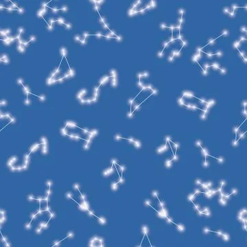 Zodiac pattern Stock Illustration