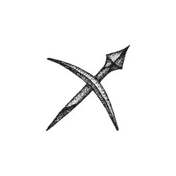 Zodiac Sagittarius Stock Illustration