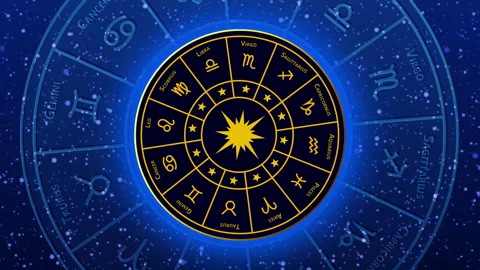 Zodiac sign animation, rotating zodiac s... | Stock Video | Pond5