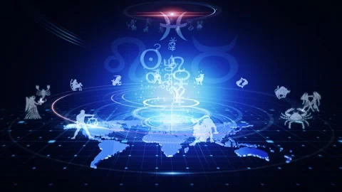 Zodiac Sign Stock Footage 155866456