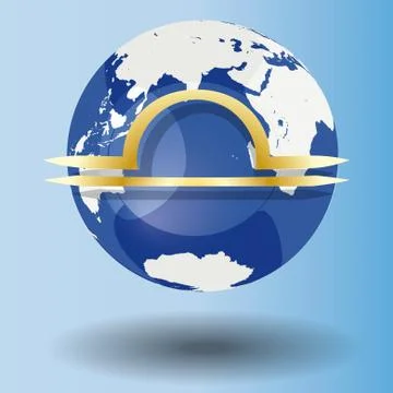 Zodiac sign libra Stock Illustration
