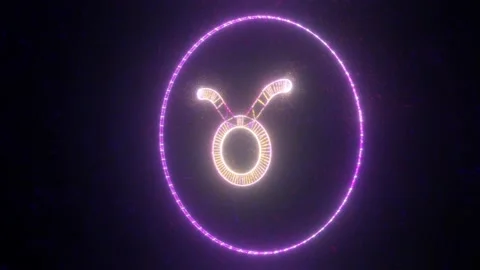 Zodiac Sign Taurus Stock Footage 195133412