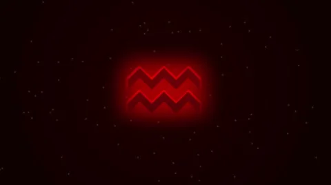 Zodiac signs Aquarius Stock Footage 62682049