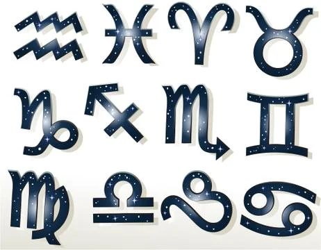 Zodiac signs Stock Illustration