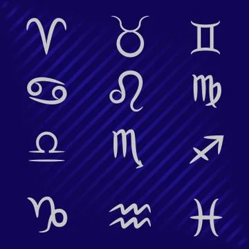Zodiac signs Stock Illustration