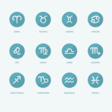 Zodiac signs Stock Illustration