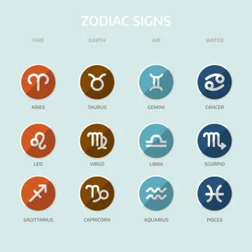 Zodiac signs Stock Illustration