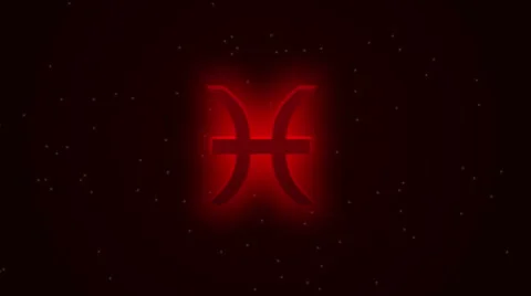 Zodiac signs Pisces Stock Footage 62682285