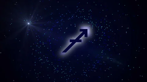 Zodiac signs Sagittarius Stock Footage 62464646