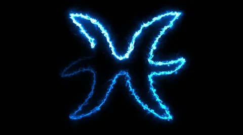 Zodiac symbol pisces Vidéo 66074097