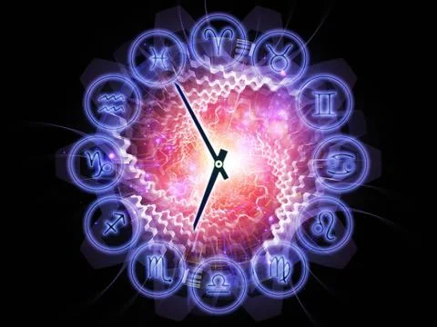 Zodiac time Stockillustratie