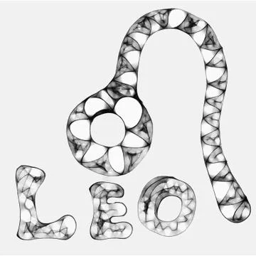 Zodiac vector sign drawn Stock Illustration