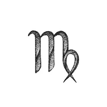 Zodiac Virgo Stock Illustration