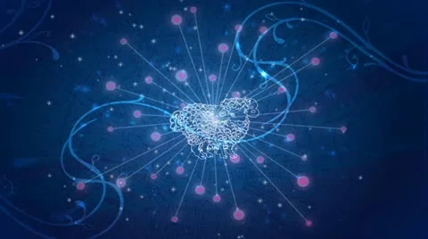 ZODIAC WHEEL ARIES  LOOP ANIMATION 스톡 동영상 10931539