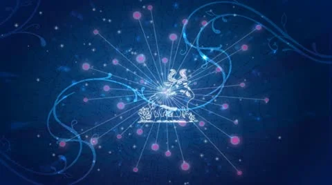 ZODIAC WHEEL  CAPRICORN LOOP ANIMATION Video stock 10931546