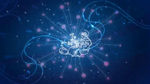 ZODIAC WHEEL LIBRA  LOOP ANIMATION 스톡 동영상 10931502