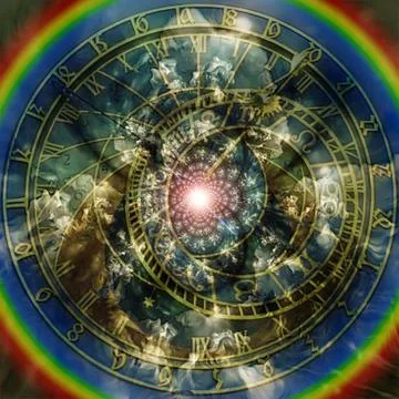 Zodiacal ring Stock-Illustration