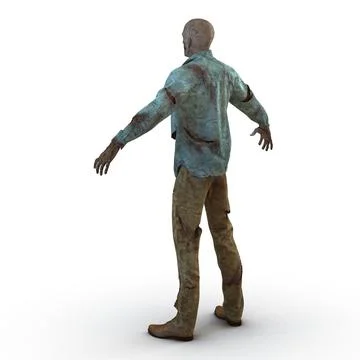 Zombie ~ 3D Model ~ Download #90659238 | Pond5