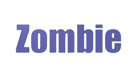 Zombie Animated Tag Cloud On White Background Stock Footage 107218687