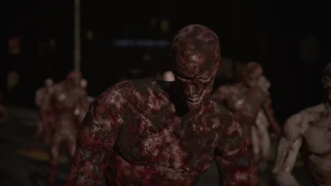 Zombie Apocalypse City Stock Footage 287839253