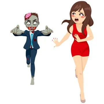 Zombie Apocalypse Stock Illustration