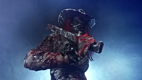 The zombie apocalypse. Zombie Killer. Stock Footage 75171189