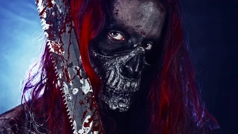 The zombie apocalypse. Zombie Killer. Stock Footage 75184907