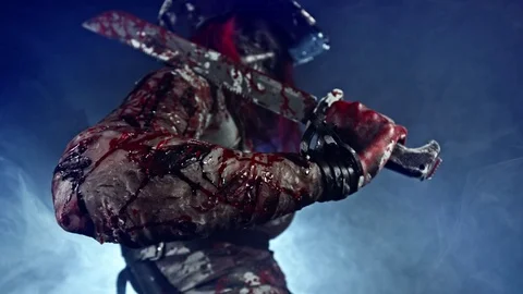 The zombie apocalypse. Zombie Killer. Stock Footage 79810322