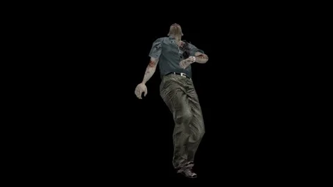 The zombie attack. Stock Footage 263549153