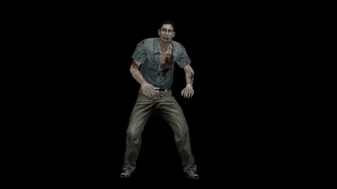 The zombie attack. Stock Footage 263549180