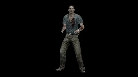 The zombie attack. Stock Footage 263549198